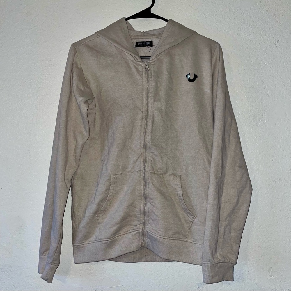 Wmns True Religion Full Zip-up Hoodie (S)